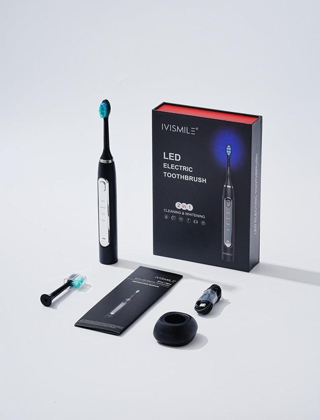 Electric Toothbrush with Blue Light Whitening